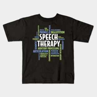 Speech Therapy Words - For Speech Language Pathologist Kids T-Shirt